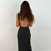 HEIDI Backless Maxi Bodycon Dress