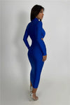 AMELIA Turtleneck Long Sleeve Maxi Dress