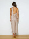 MIA Satin Backless Maxi Party Dress