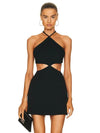 TRUE Backless Crystal Diamonds Bandage Dress